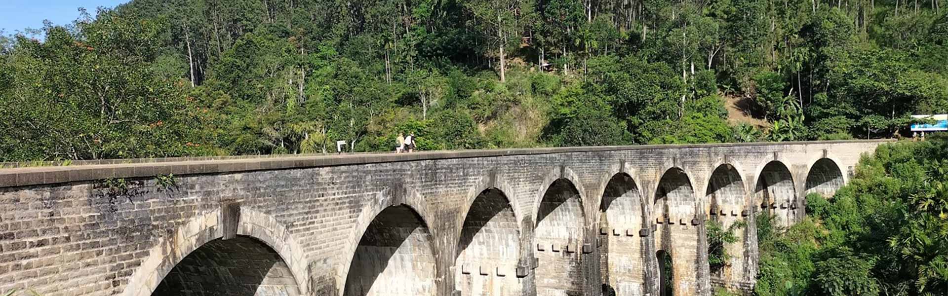 Nine Arch bridge located in Demodara Sri Lanka