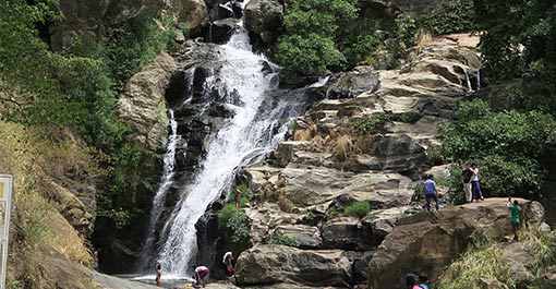 Ravana falls in Sri Lanka's Badulla region